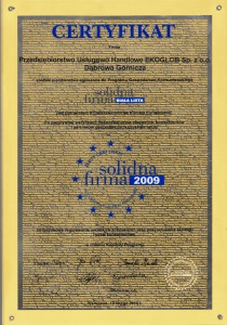 Solidna Firma Złoty Certyfikat